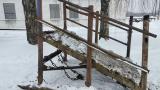 Эстакада для погрузки крупного рогатого скота, инв. №5025 (Витебская обл., Миорский р-н, Повятский с/с, д.Паташня, ул. Молодёжная, 13)